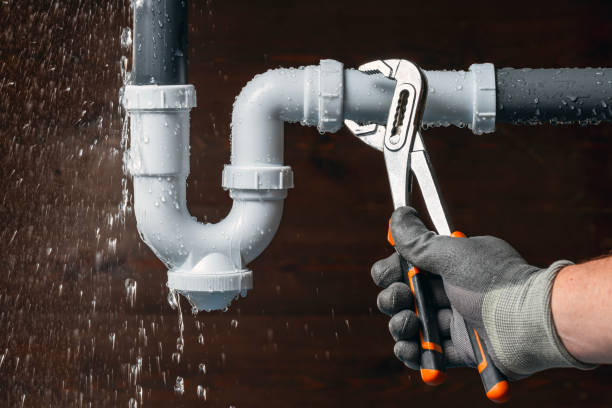 Professional Drain Cleaning technician working in Davis, OK